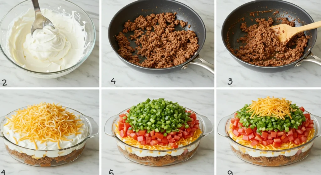 The Best Taco Dip Recipe3 1