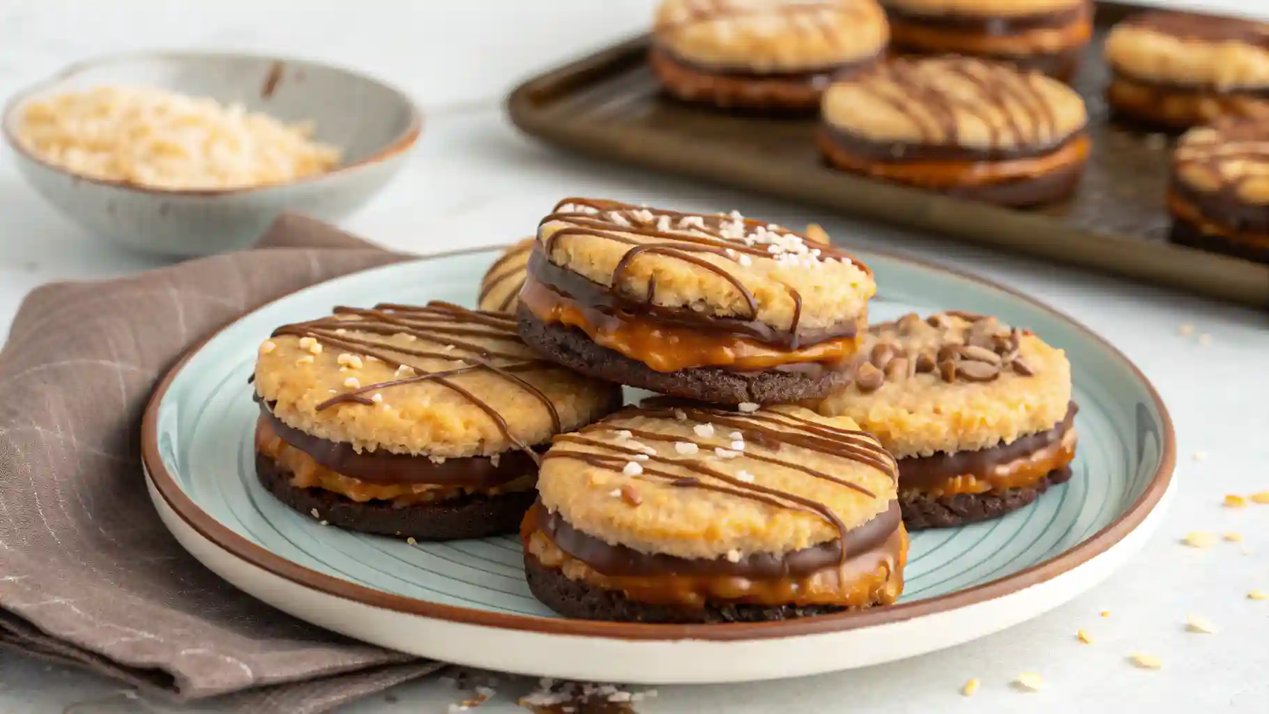 homemade Samoas cookies recipe