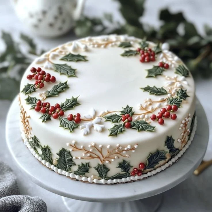 A selection of classic Christmas desserts for holiday celebrations