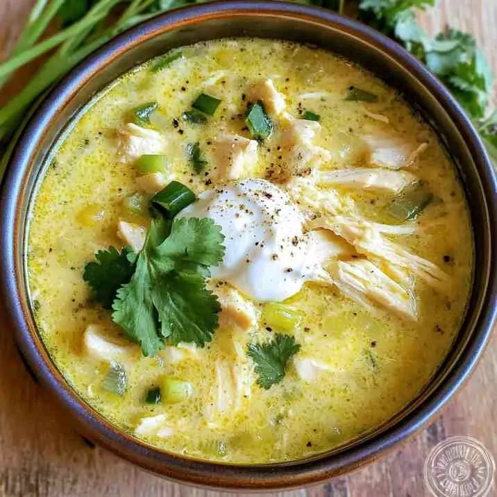 Green Chicken Enchilada Soup