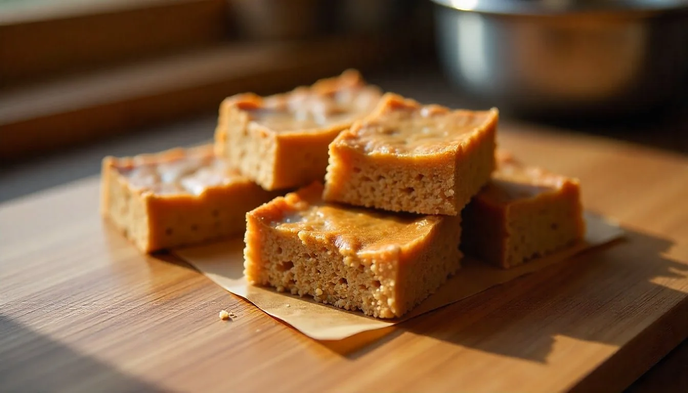Delicious Knock You Naked Bars topped with chocolate and caramel