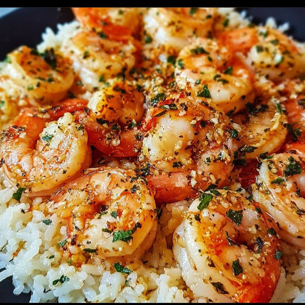 Easy Shrimp and Rice Recipes: Creamy Garlic Butter Done Fast