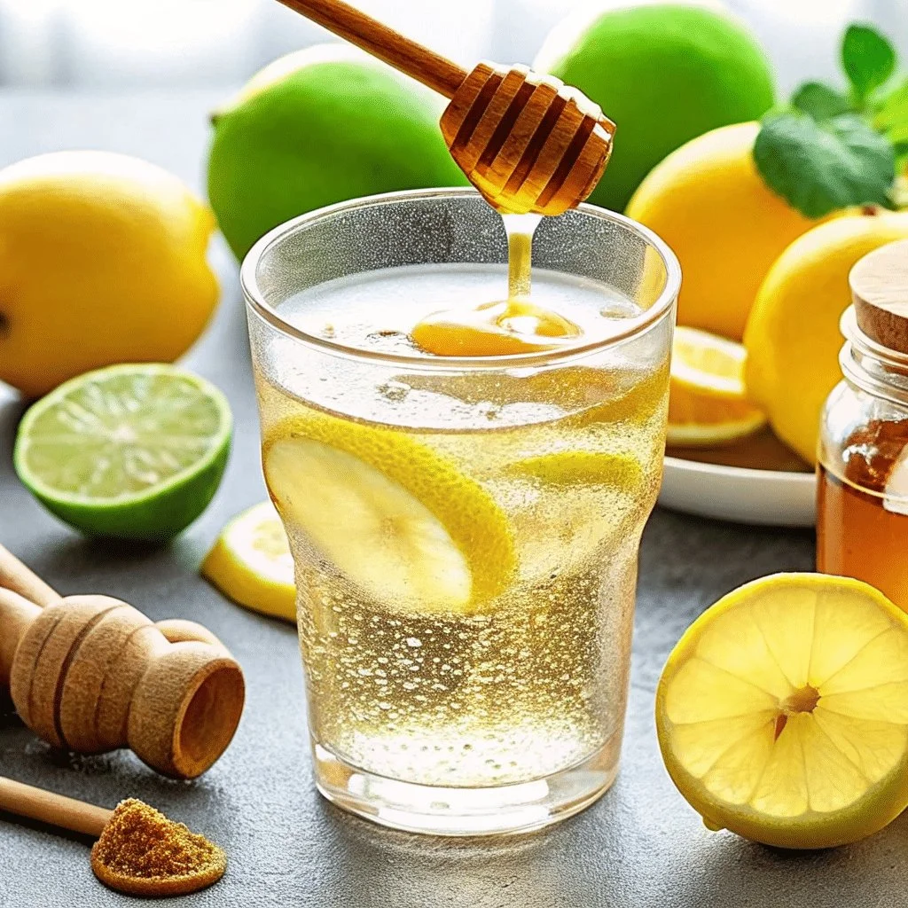 Mounjaro-inspired drink with vibrant colors and fresh ingredients